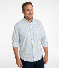 Men's Comfort Stretch Performance® Shirt, Long-Sleeve, Slightly Fitted Untucked Fit, Plaid | L.L.Bean sale