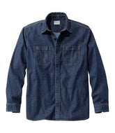 Men's BeanFlex® Denim Shirt, Traditional Untucked Fit | L.L.Bean near me