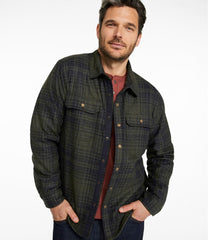 Men's Maine Guide Lightweight Lined Wool Field Shirt, Plaid | L.L.Bean discount