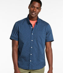 Men's Comfort Stretch Performance® Shirt, Short-Sleeve, Slightly Fitted Untucked Fit, Print | L.L.Bean on sale