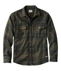 Men's Maine Guide Lightweight Wool Field Shirt, Plaid | L.L.Bean outlet