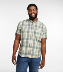 Men's Signature Stretch Poplin Shirt, Short-Sleeve, Slim Fit | L.L.Bean on sale