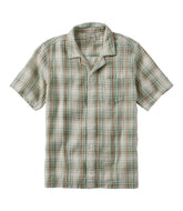 Men's Cloud Gauze Shirt, Short-Sleeve, Slightly Fitted Untucked Fit, Plaid | L.L.Bean near me