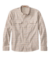Men's Stonecoast Hemp Shirt, Long-Sleeve, Slightly Fitted Untucked Fit, Stripe | L.L.Bean for sale