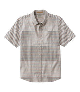 Men's Stonecoast Hemp Shirt, Short-Sleeve, Slightly Fitted Untucked Fit, Stripe | L.L.Bean discount