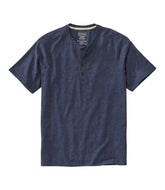 Men's Comfort Stretch Pima Tee Shirt, Short-Sleeve Henley | L.L.Bean outlet