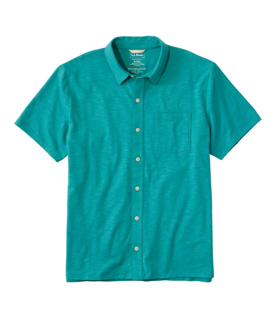 Men's Lakewashed Performance Shirts, Button-Front Shirt, Short-Sleeve | L.L.Bean on sale