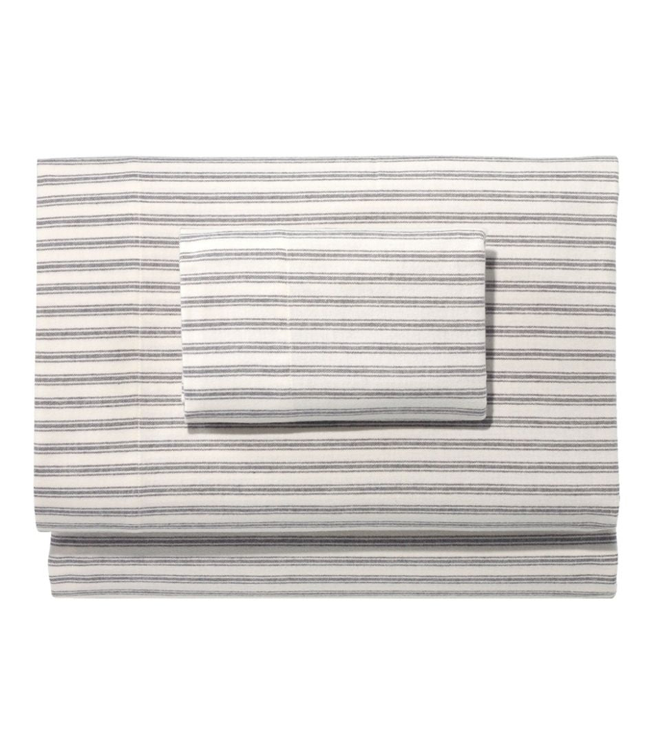 Ultrasoft Comfort Flannel Sheet Set, Stripe | L.L.Bean outlet