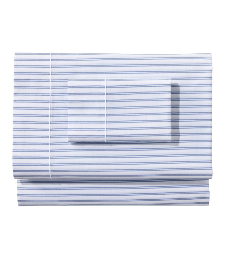 Premium Egyptian Percale Sheet Collection, Stripe | L.L.Bean outlet