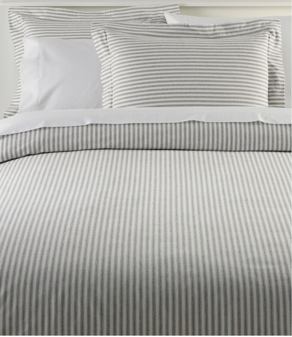 Ultrasoft Comfort Flannel Comforter Cover Collection, Stripe | L.L.Bean sale