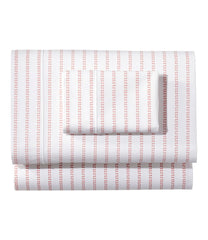 Sunwashed Percale Sheet Collection, Stripe Leaf | L.L.Bean discount