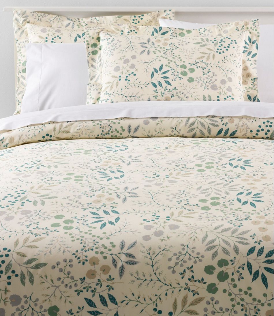 280-Thread-Count Pima Cotton Percale Comforter Cover Collection, Print | L.L.Bean near me