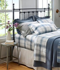Organic Flannel Sheet Collection, Plaid | L.L.Bean for sale