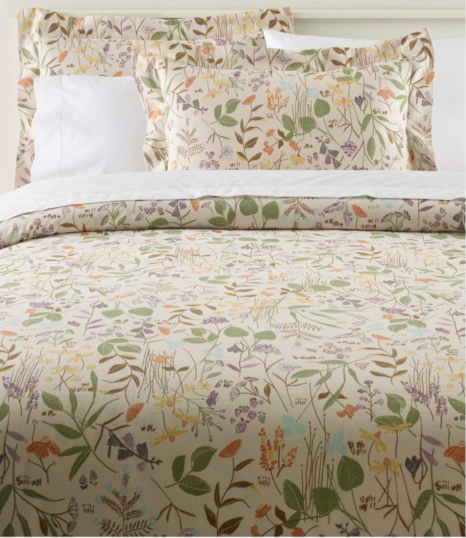 Birch Floral Flannel Comforter Cover Collection | L.L.Bean near me