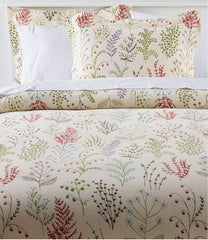 Botanical Floral Flannel Comforter Cover Collection | L.L.Bean on sale