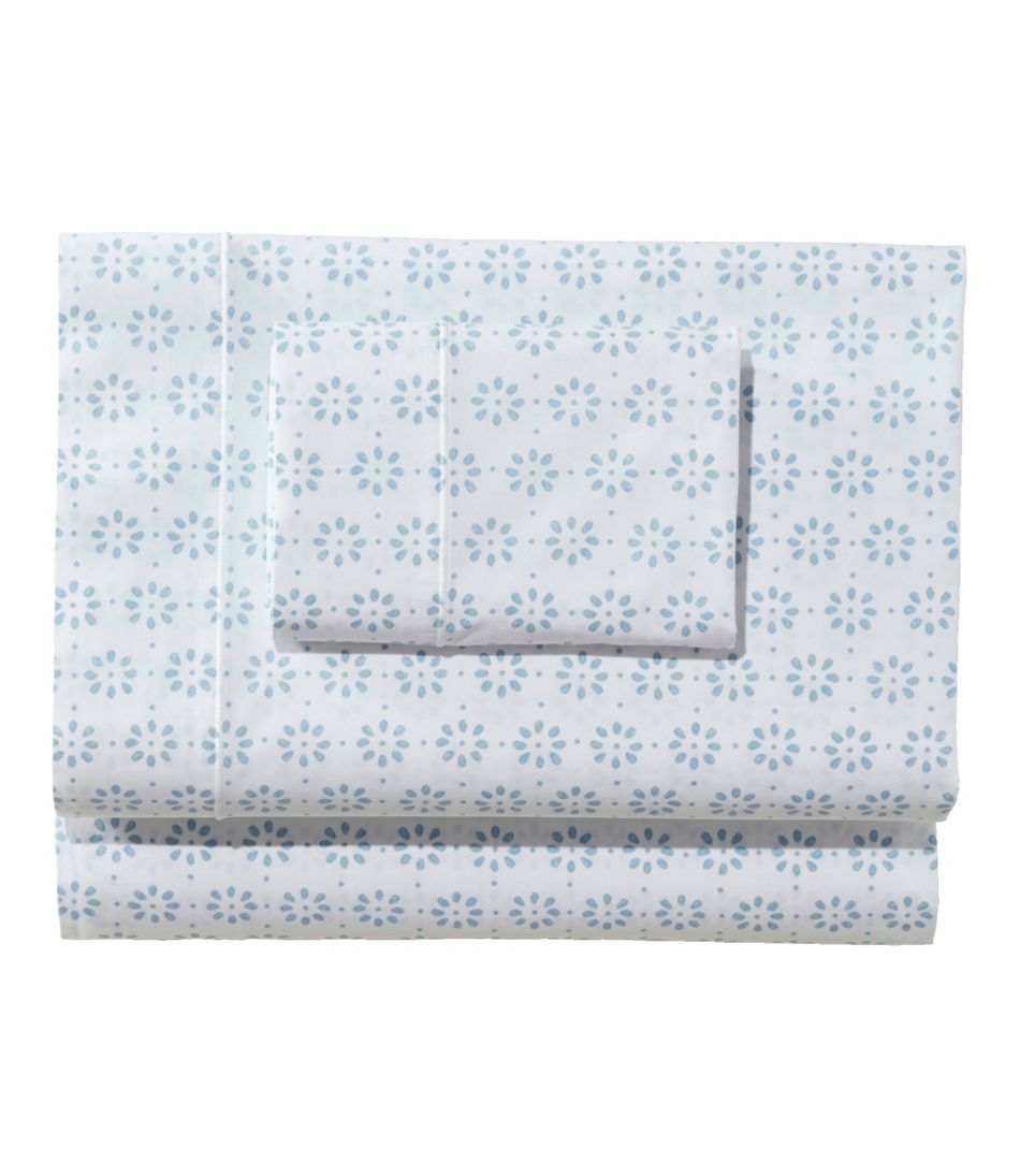 Sunwashed Percale Sheet Collection, Print | L.L.Bean discount
