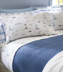 Nautical Boats Percale Sheet Collection | L.L.Bean sale