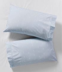 Sunwashed Percale Sheet Collection, Stamped Leaf Print | L.L.Bean on sale