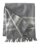 Washable Wool Throw, Striped | L.L.Bean on sale