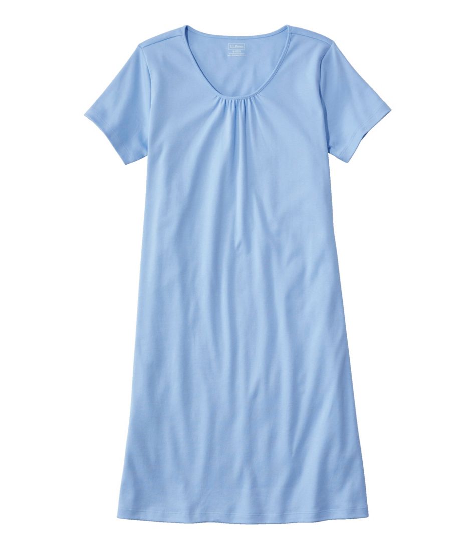 Women's Supima® Nightgown, Short-Sleeve | L.L.Bean outlet