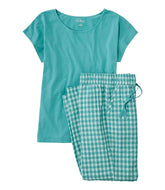 Women's Bean's Seacoast Seersucker Pajama Pant Set | L.L.Bean online