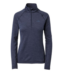 Women's L.L.Bean Midweight Base Layer Crew Top, 1/4 Zip | L.L.Bean online