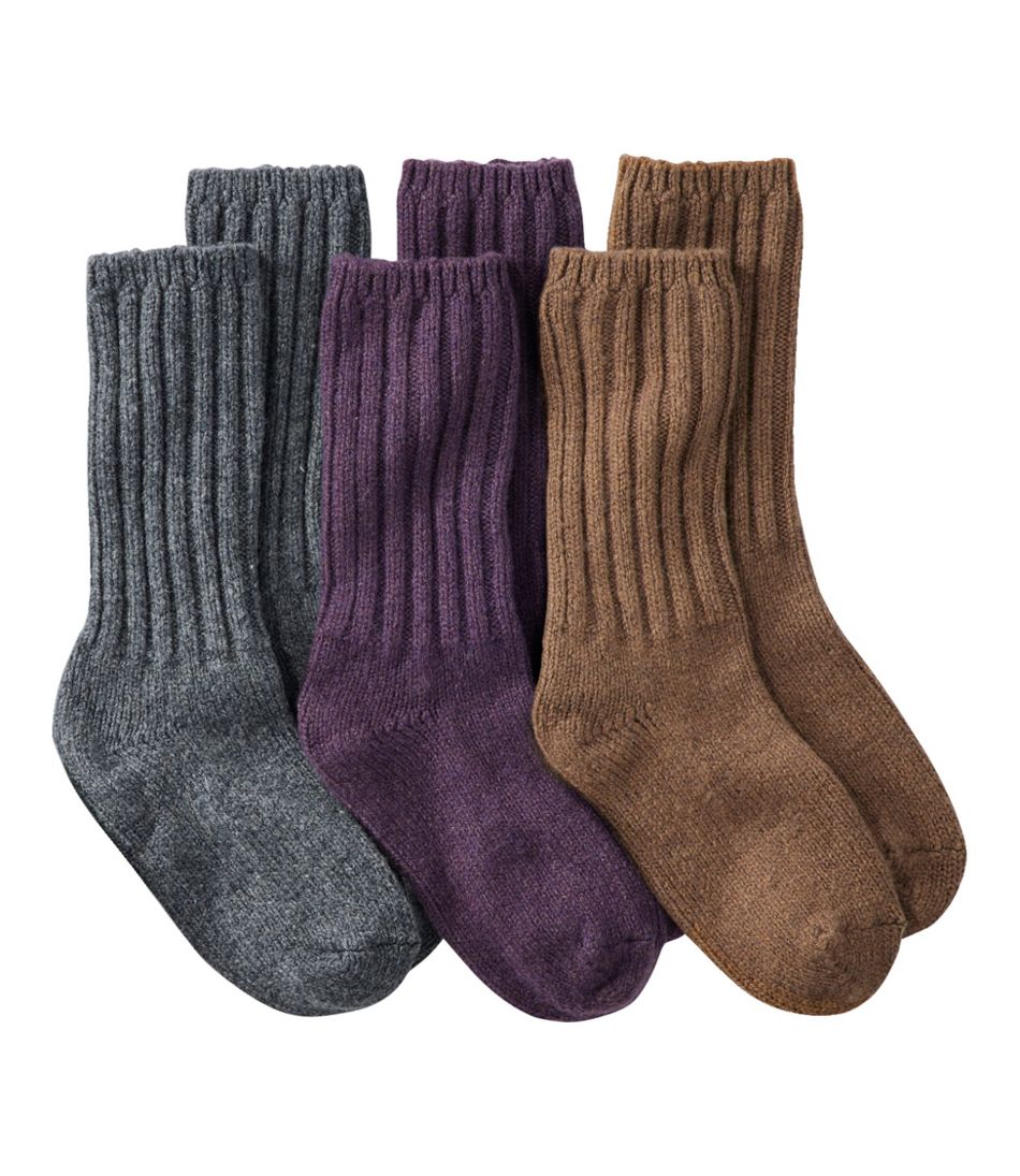 Adults' Merino Wool Ragg Socks, 3-Pack | L.L.Bean on sale