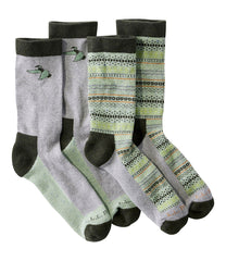 Adults' Wicked Soft Cotton Socks, Novelty 2-Pack | L.L.Bean online
