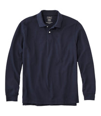 Men's Premium Double L® Polo, Long-Sleeve Without Pocket | L.L.Bean online