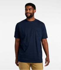 Men's Carefree Unshrinkable Tee with Pocket, Traditional Fit | L.L.Bean for sale