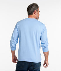 Men's Carefree Unshrinkable Tee, Traditional Fit, Long-Sleeve Henley | L.L.Bean on sale