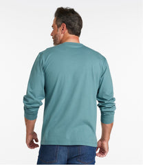 Men's Carefree Unshrinkable Tee with Pocket, Traditional Fit, Long-Sleeve | L.L.Bean discount