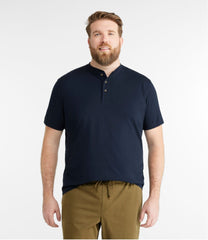 Men's Carefree Unshrinkable Tee, Traditional Fit, Henley | L.L.Bean online