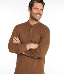 Men's Two-Layer River Driver's Shirt®, Traditional Fit Henley | L.L.Bean outlet