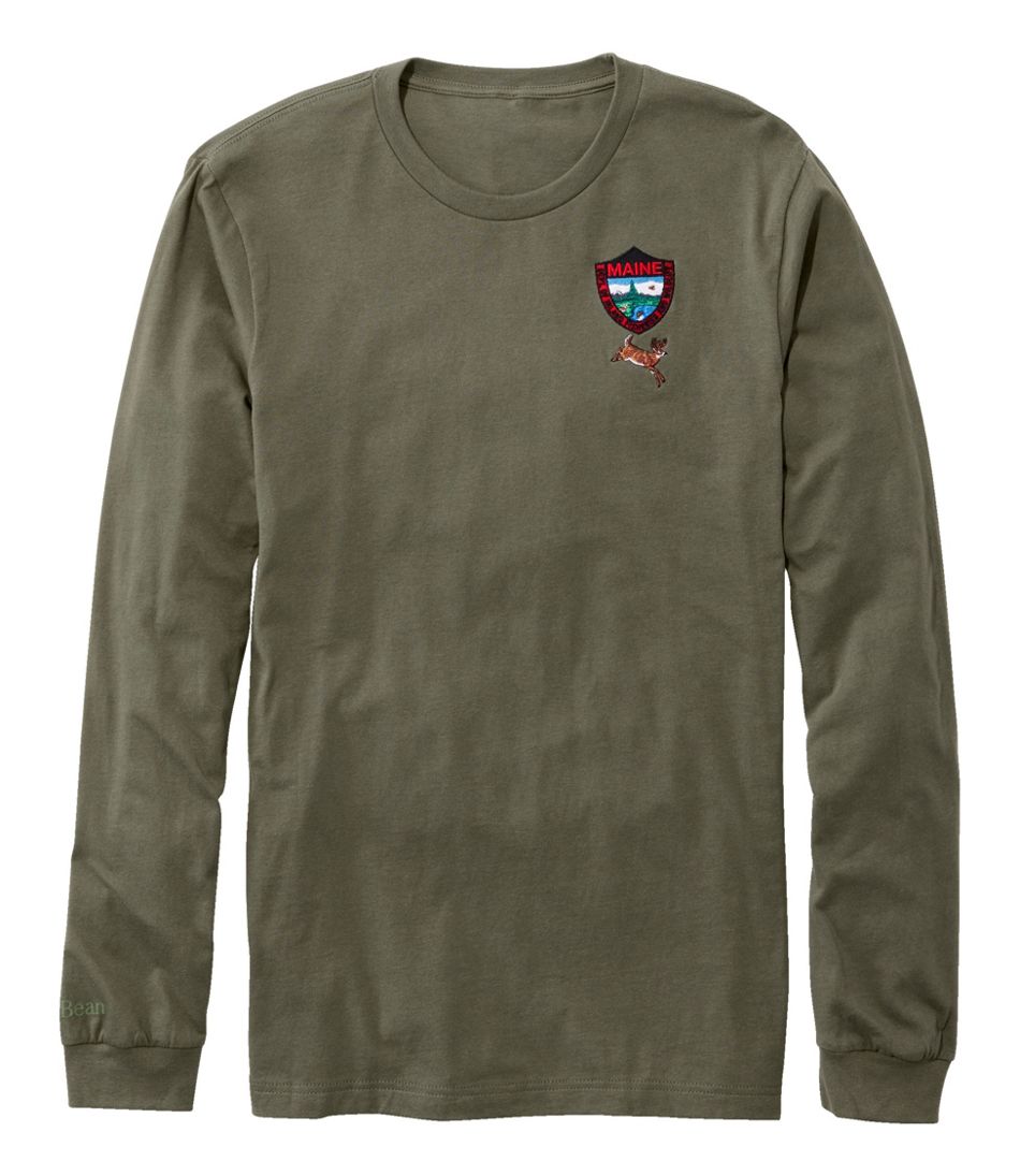 Men's MIF&W Tee, Long-Sleeve White-Tailed Deer | L.L.Bean on sale