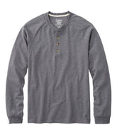 Men's Comfort Stretch Pima Tee Shirt, Long-Sleeve Henley | L.L.Bean online