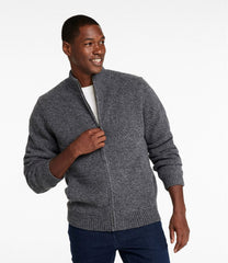 Men's L.L.Bean Classic Ragg Wool Sweater, Full-Zip Flannel-Lined | L.L.Bean discount