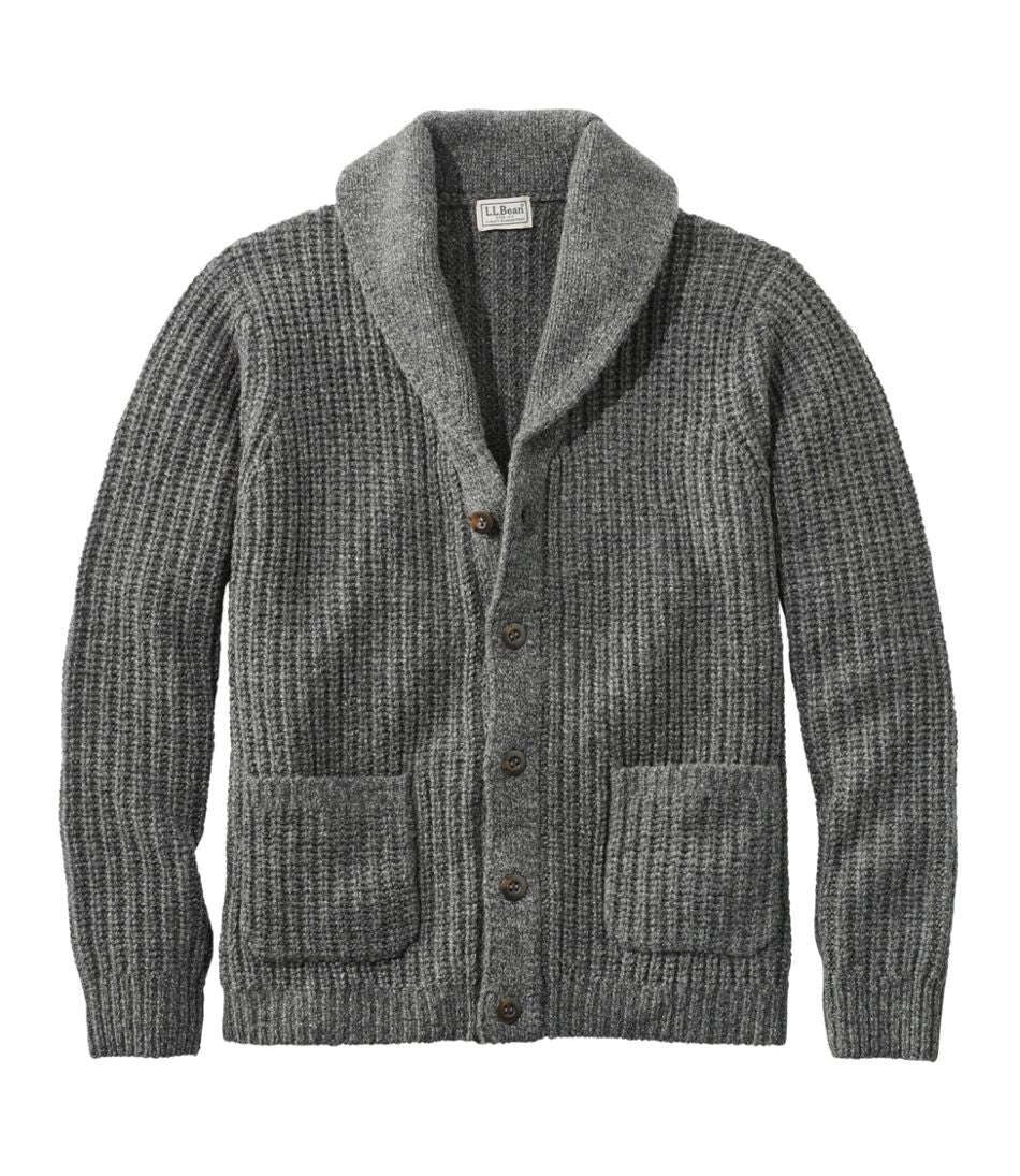 Men's L.L.Bean Classic Ragg Wool Sweater, Cardigan | L.L.Bean outlet