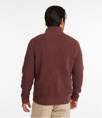 Men's Organic Cotton Waffle Sweater, Quarter Zip | L.L.Bean sale