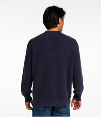 Men's Sunwashed Textured Cotton Sweater, Crewneck | L.L.Bean discount