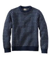 Men's Bean's Classic Ragg Wool Sweater, Crewneck, Bird's-Eye | L.L.Bean online