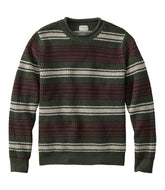 Men's Organic Cotton Waffle Sweater, Rollneck Crew, Stripe | L.L.Bean discount