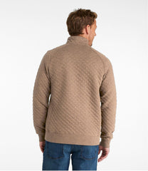 Men's Quilted Sweatshirt, Mockneck | L.L.Bean outlet