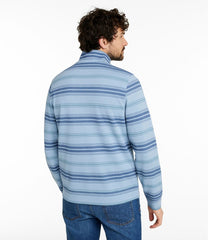 Men's Comfort Stretch Performance® Piqué, Quarter-Zip Pullover, Stripe | L.L.Bean on sale