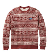 Men's Bean's Quilted Sweatshirt, Crewneck, Print | L.L.Bean outlet