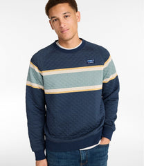 Men's Quilted Sweatshirt, Crewneck, Stripe | L.L.Bean near me