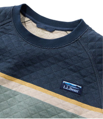 Men's Quilted Sweatshirt, Crewneck, Stripe | L.L.Bean near me