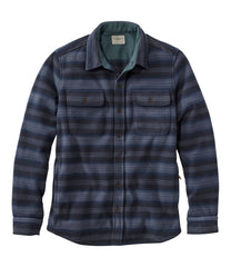 Men's Bean's Mariner Fleece Shirt, Print | L.L.Bean outlet
