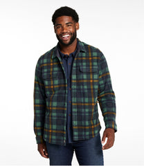 Men's Bean's Mariner Fleece Shirt, Print | L.L.Bean outlet