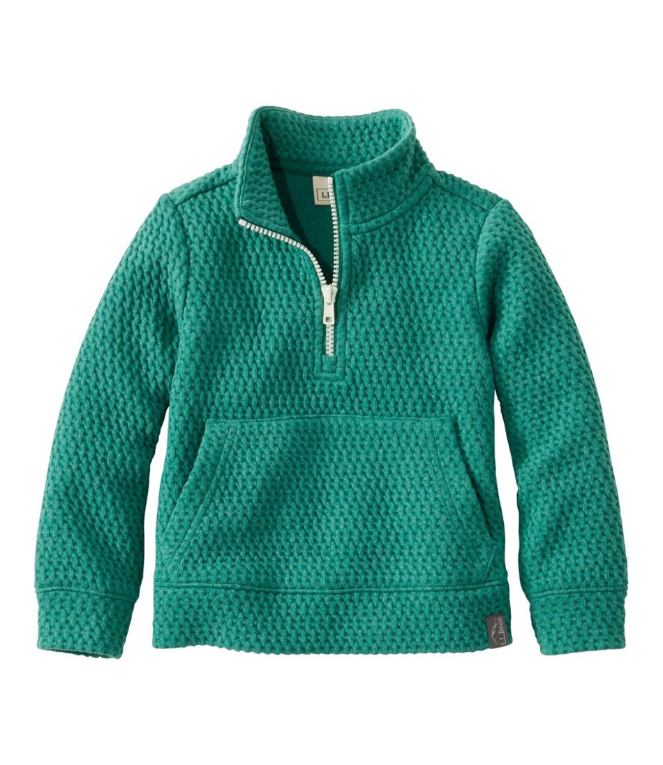 Toddlers' Ridgeknit Pullover, Glow-in-the-Dark Quarter-Zip | L.L.Bean sale